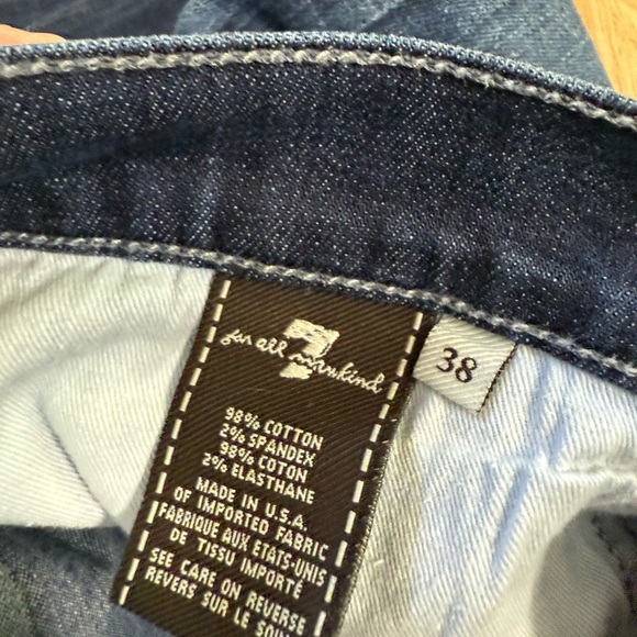 7 For All Mankind Austyn Blue Jeans - Picture 4 of 4